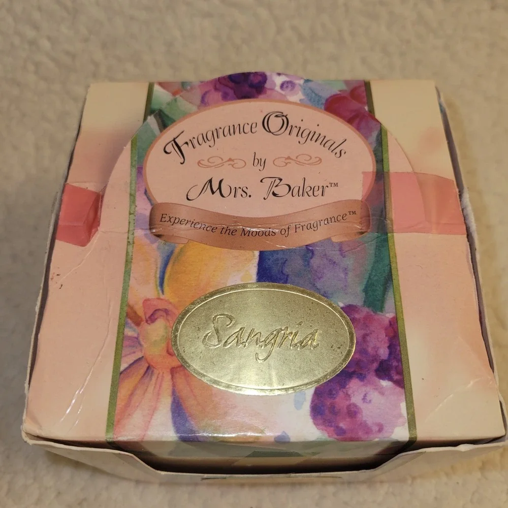 Vintage Mrs. Baker Sangria Votive Candles Set of 17 Discontinued 2oz Each‎